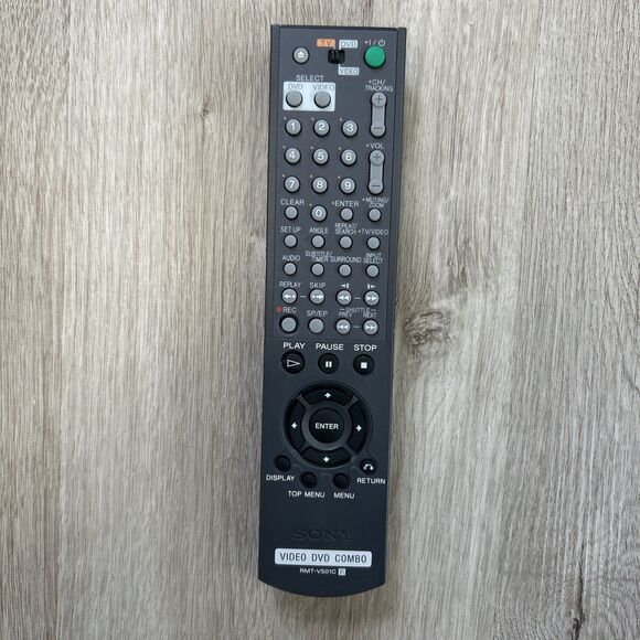 Sony RMT-V501 Remote Control DVD VCR Combo SLV-D100 SLV-D300 SLV-D300P Tested - Picture 1 of 5